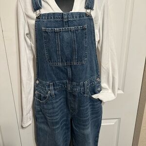 Lucky Brand | Dark Wash Boyfriend Denium Overalls - Women’s Medium